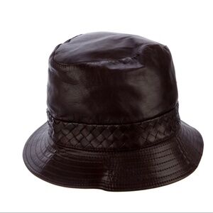 $1500 BOTTEGA VENETA Intrecciato Leather Bucket Hat Still On BOTTEGA Website
